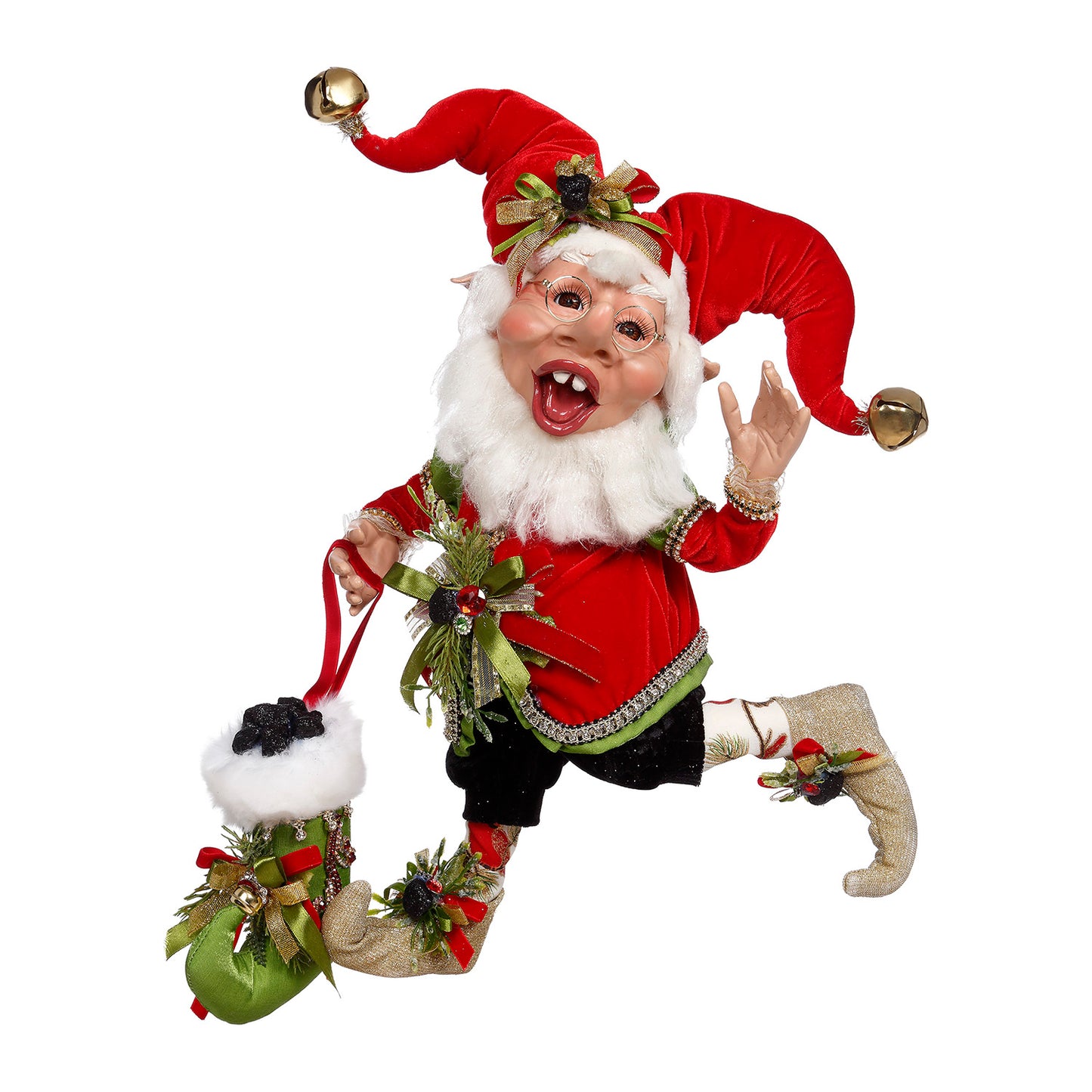 Coal Stocking Elf by Mark Roberts