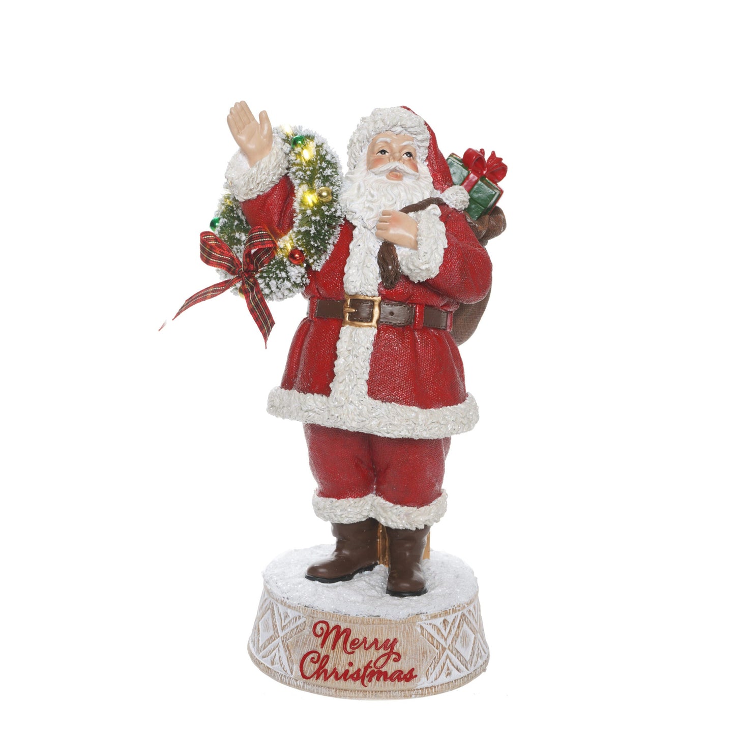 Babbo Natale con Ghirlanda