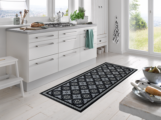 Tappeto Maiolica Nero