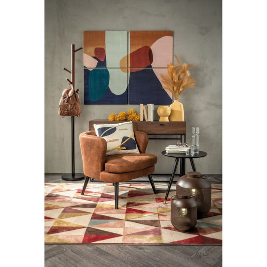 Tappeto con Decoro a Rilievo