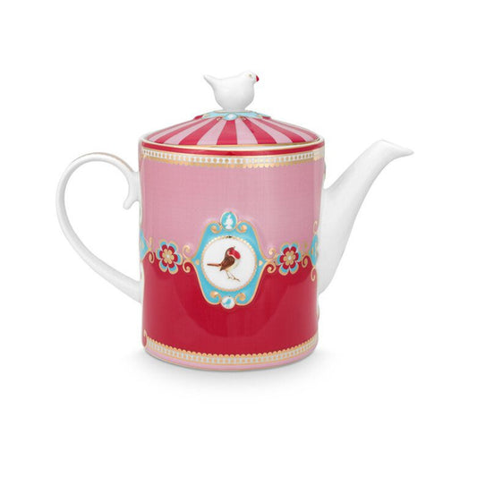 Teiera Medallion Pink Collezione Love Birds