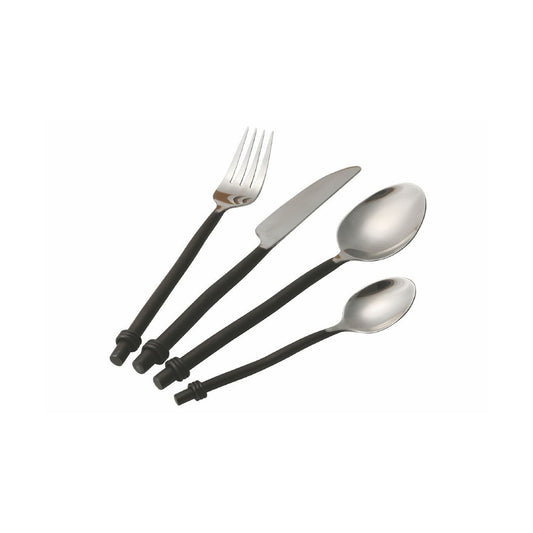 Set 24 Posate Materia Black