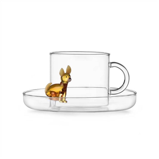 Tazza tè con piattino Chihuahua
