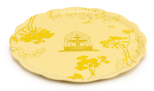 ITALIAN GARDEN PIATTO TORTA GIALLO