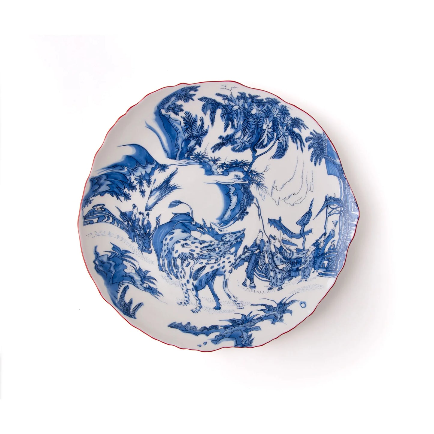 Piatto Chinoiserie Blu