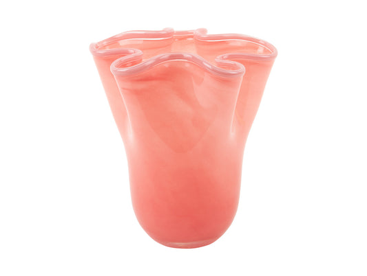 Vaso Ruffles Medio Rosa