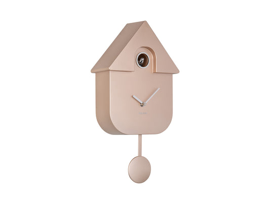 Orologio da muro Cuckoo Metallic Rosa