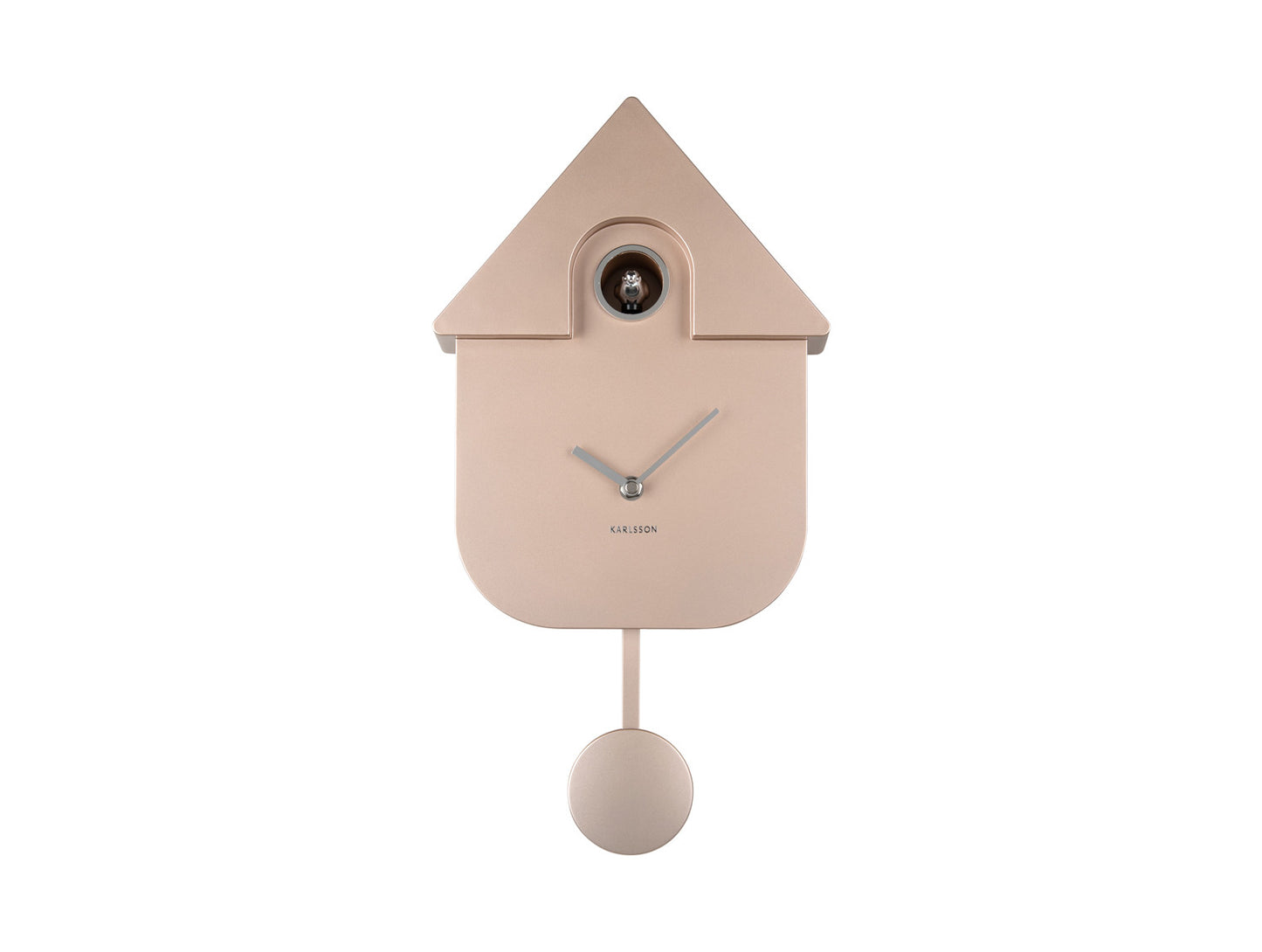 Orologio da muro Cuckoo Metallic Rosa