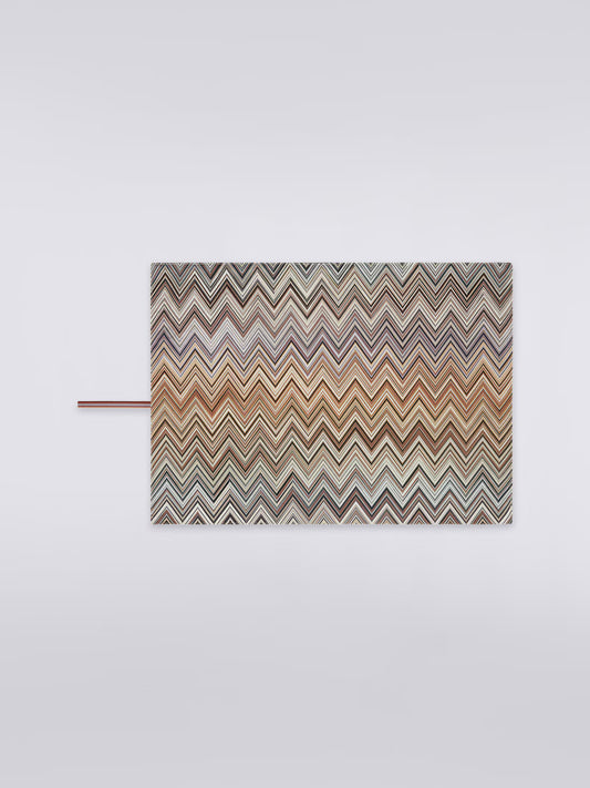 Coppia di tovagliette Andorra 38x52 nero/beige