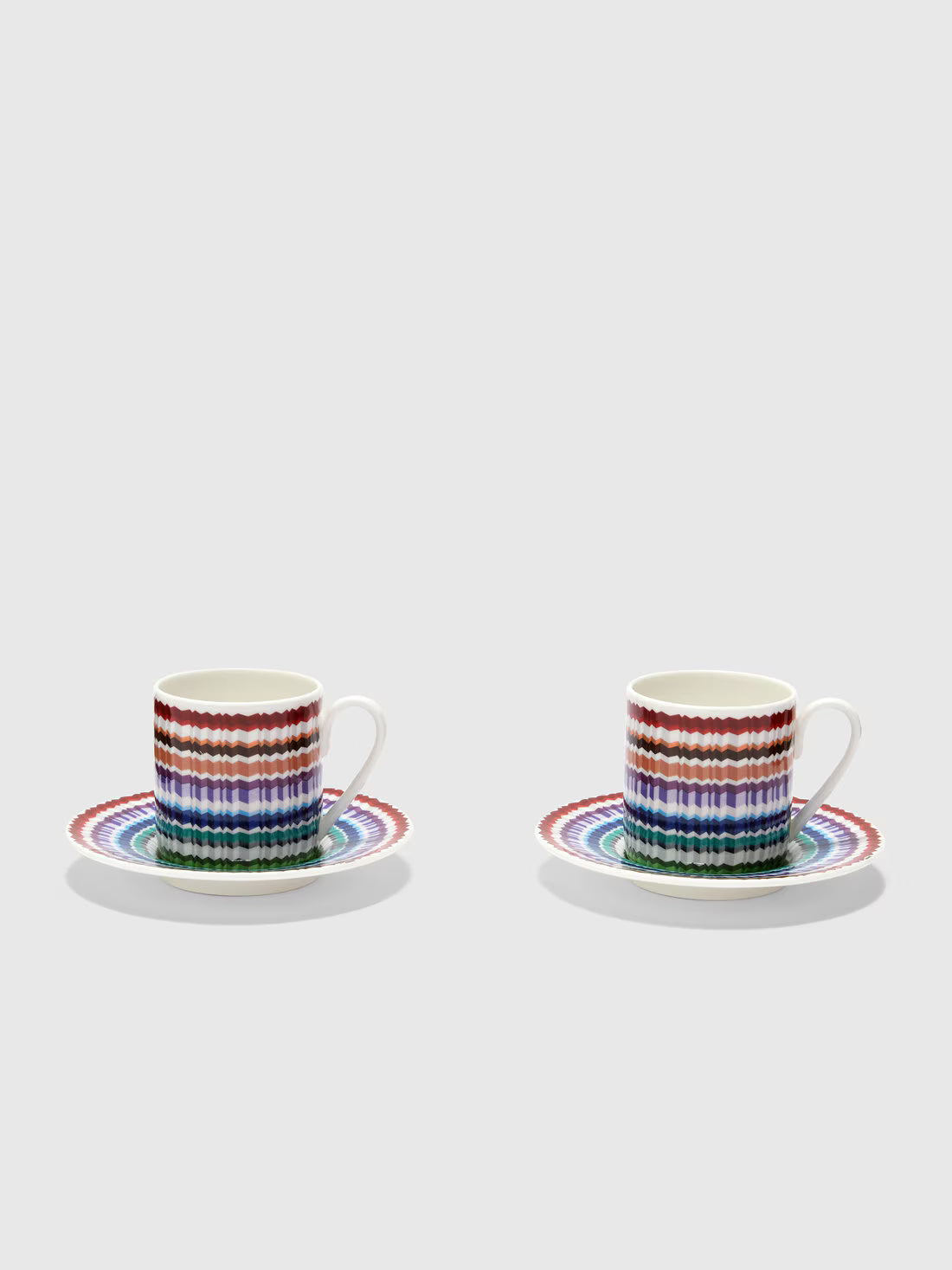 Waves Tazza Caffe Set 2 Pz C/Piattino