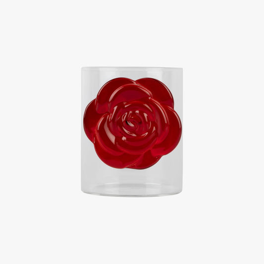 bicchiere rosa rosso