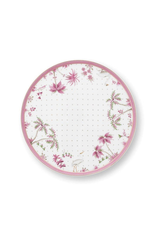 Mini vassoio per torta Jolie Dots oro rosa