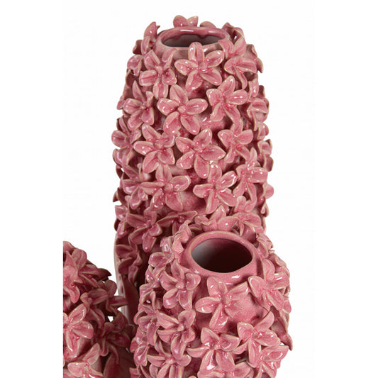 vaso ortensia grande rosa