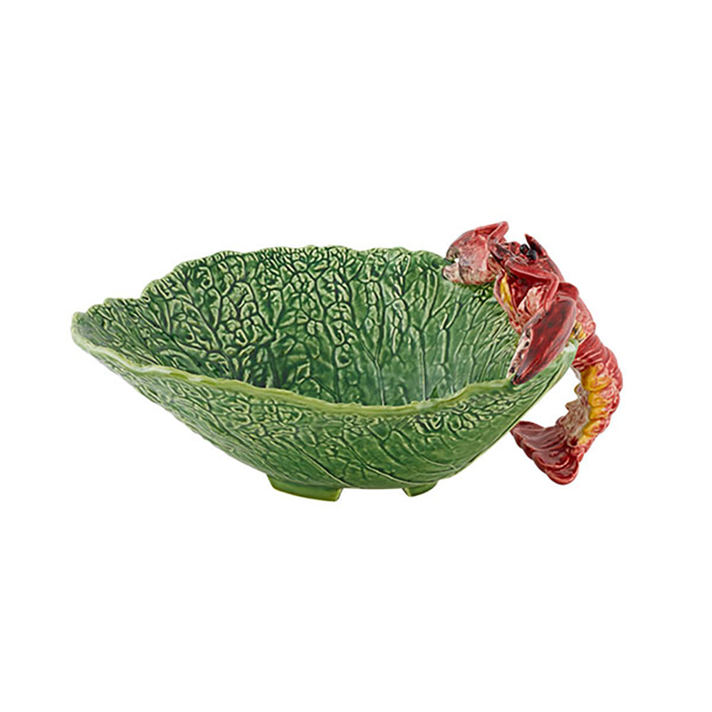 Ciotola dell'insalata cavolo con aragoste