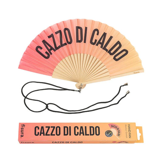 Ventaglio "Cazzo di Caldo" tramonto