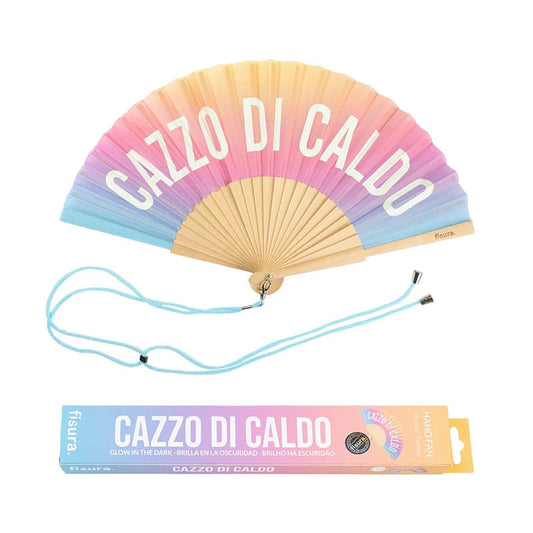 Ventaglio "Cazzo di caldo" sfumato (si illumina al buio)