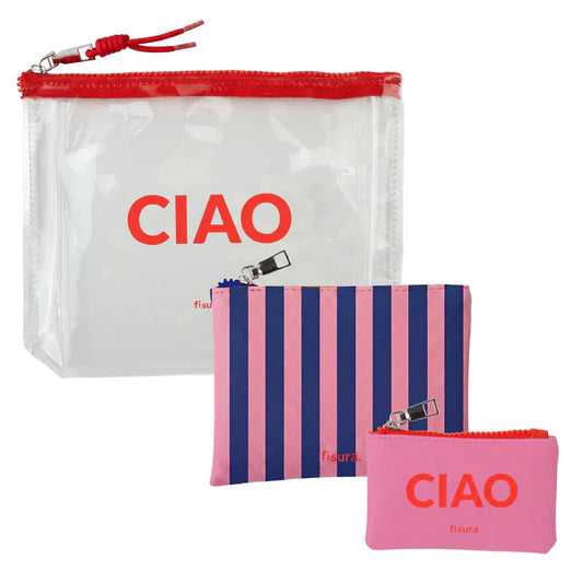 Beauty case triplo “Ciao”