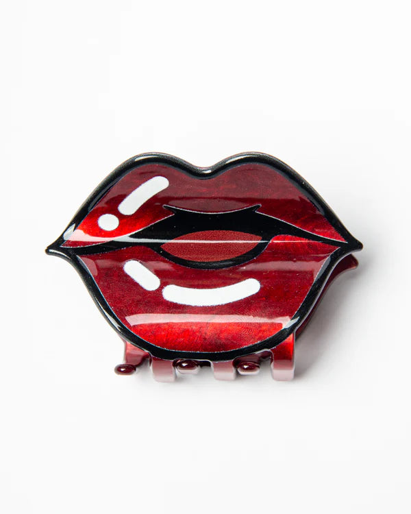 molletta capelli red lips