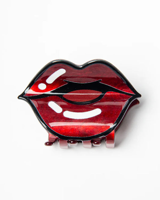 molletta capelli red lips