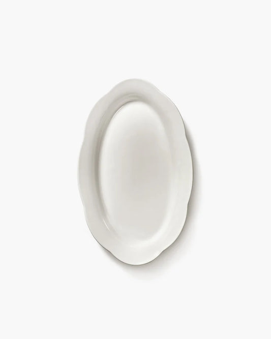 Set da 2 Piatti fondo ovale M bianco Silhouette
