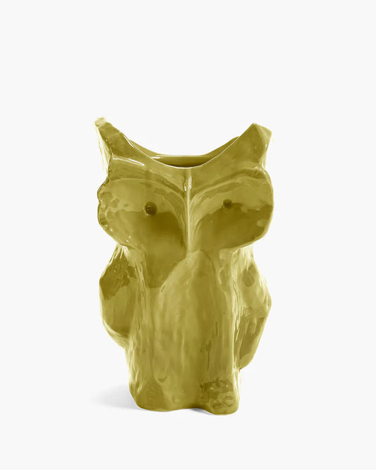 Vaso gufo L giallo After Midnight