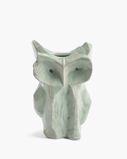 Vaso Gufo L light blue After Midnight