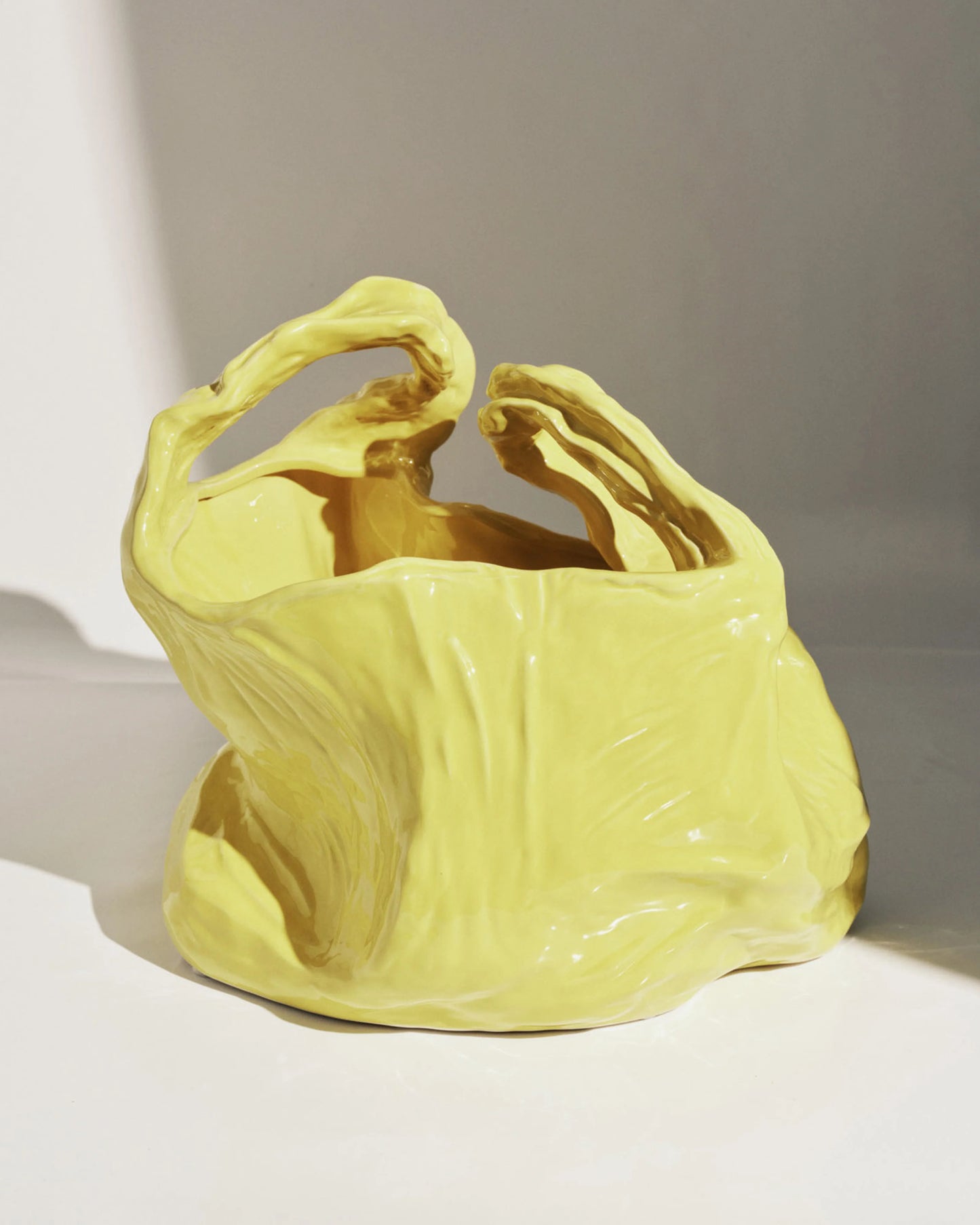 Vaso GALA giallo grande
