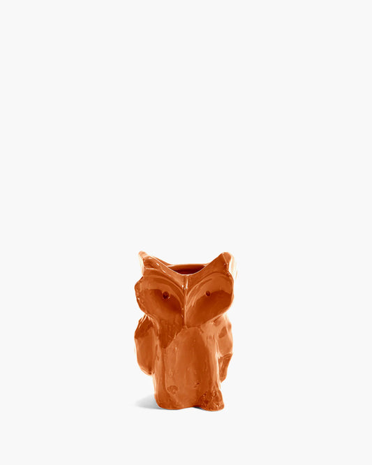 vaso gufo xs arancione  after midnight