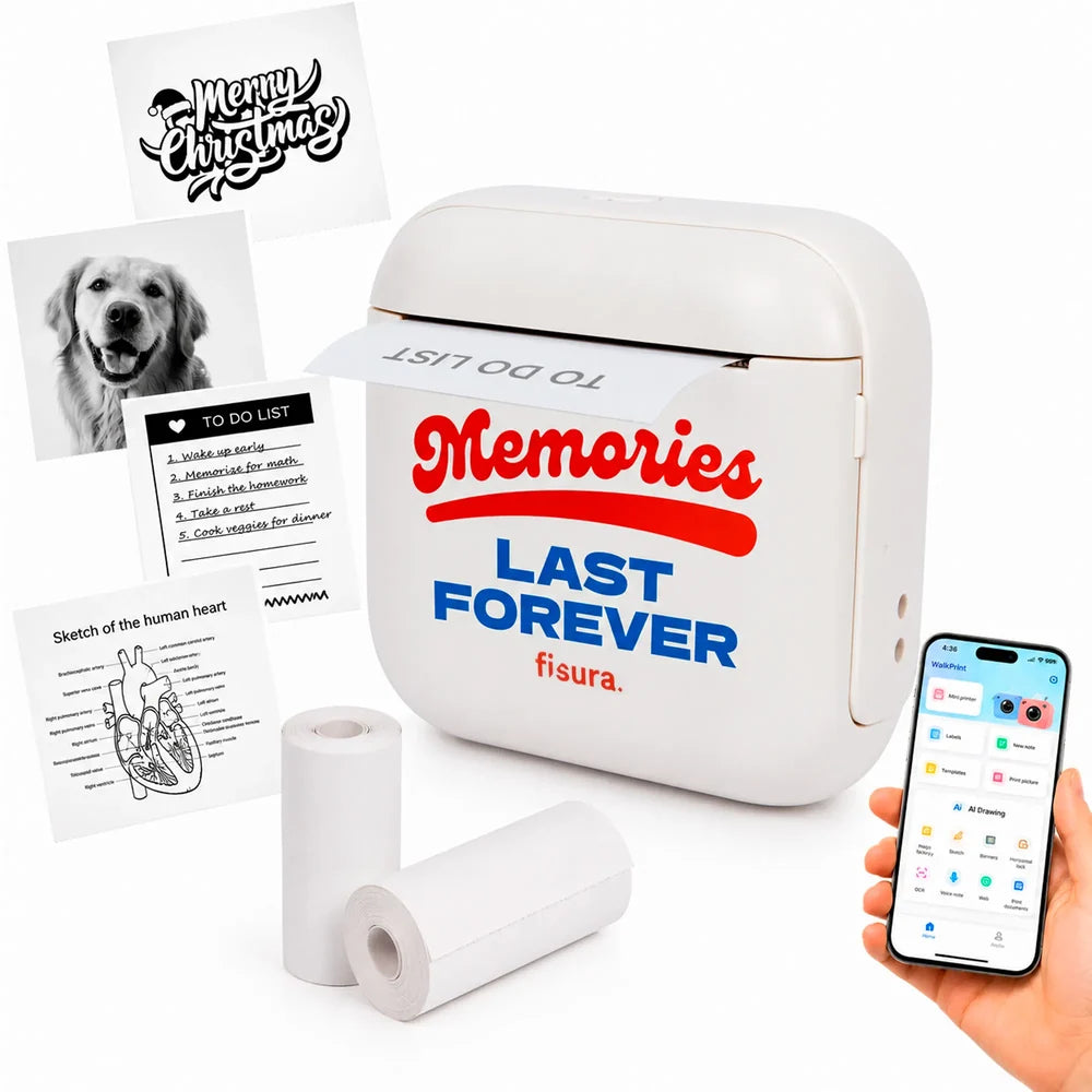 Mini stampante "Memories last forever"