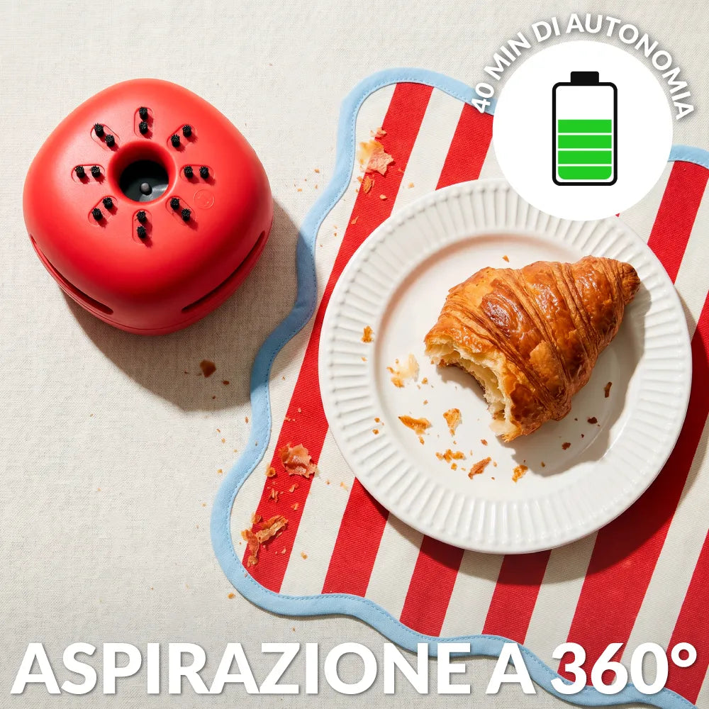 Mini aspirapolvere pomodoro