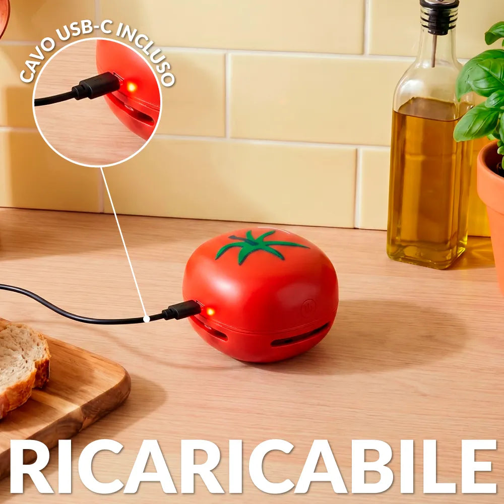 Mini aspirapolvere pomodoro