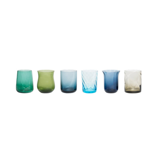 Set 6 Tumbler Blu Verde