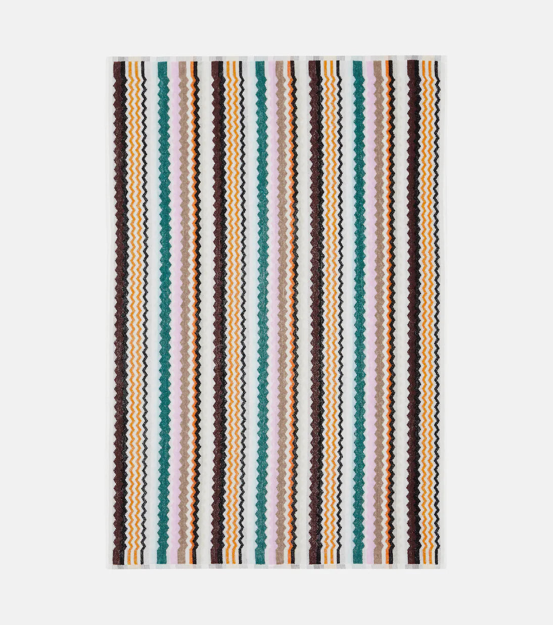 Set di 2 asciugamani Aura Zigzag in cotone