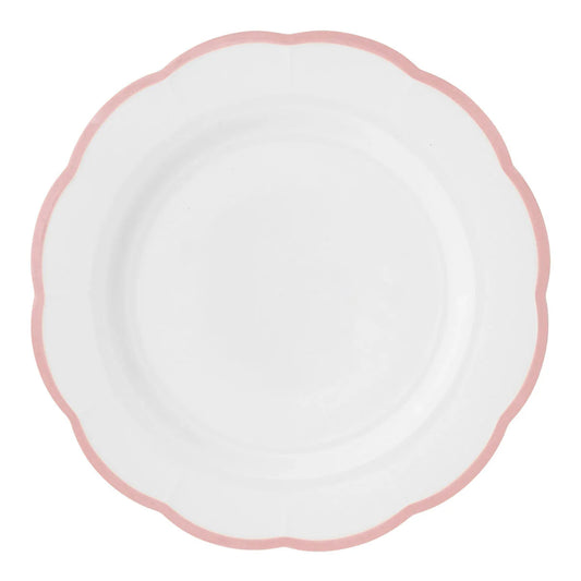 Piatto Portata Bordo Smerlato Rosa