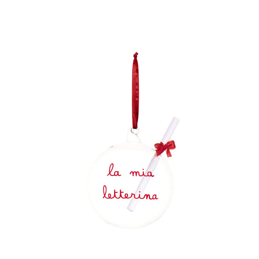 Pallina La mia letterina - 12 cm