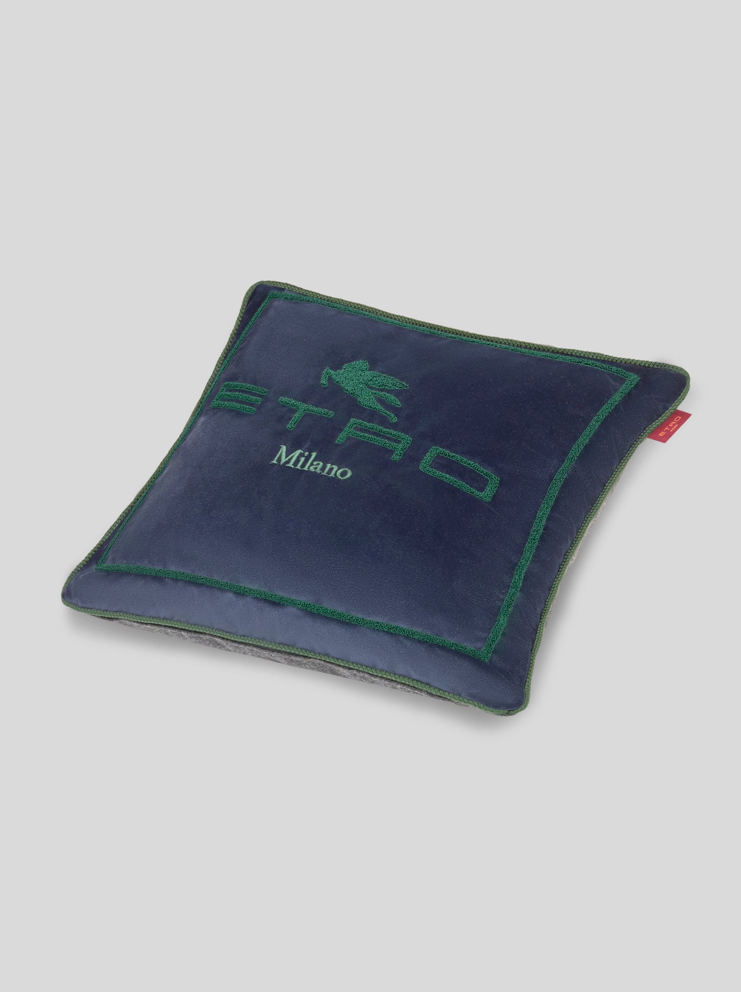 CUSCINO IN LINO MILANO BLU