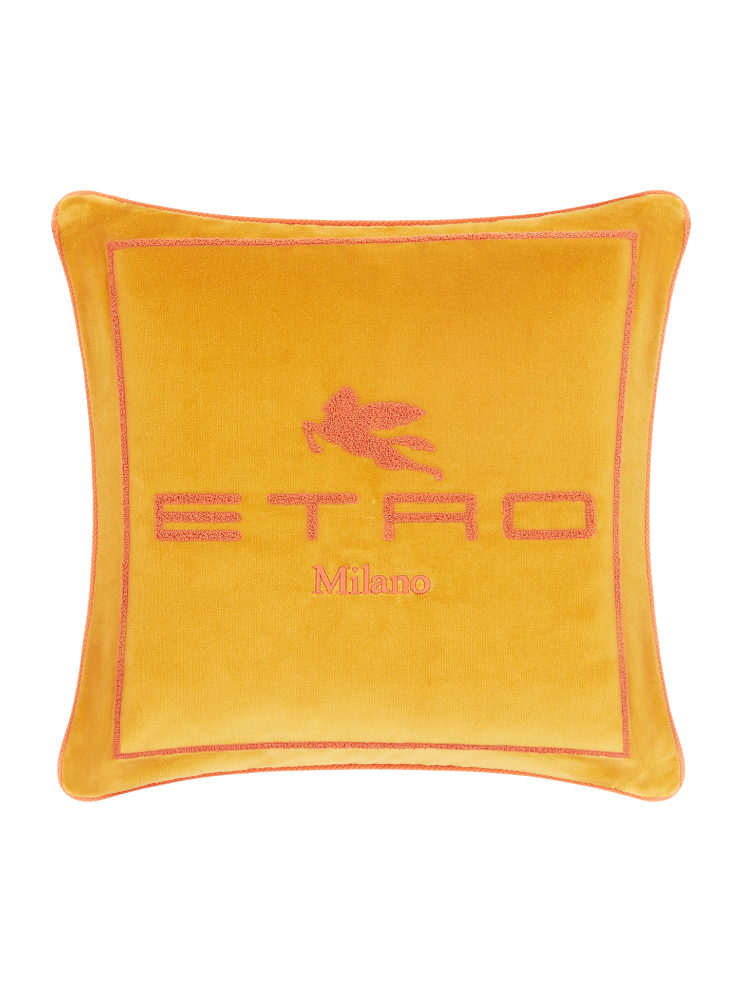 CUSCINO IN LINO MILANO ARANCIONE