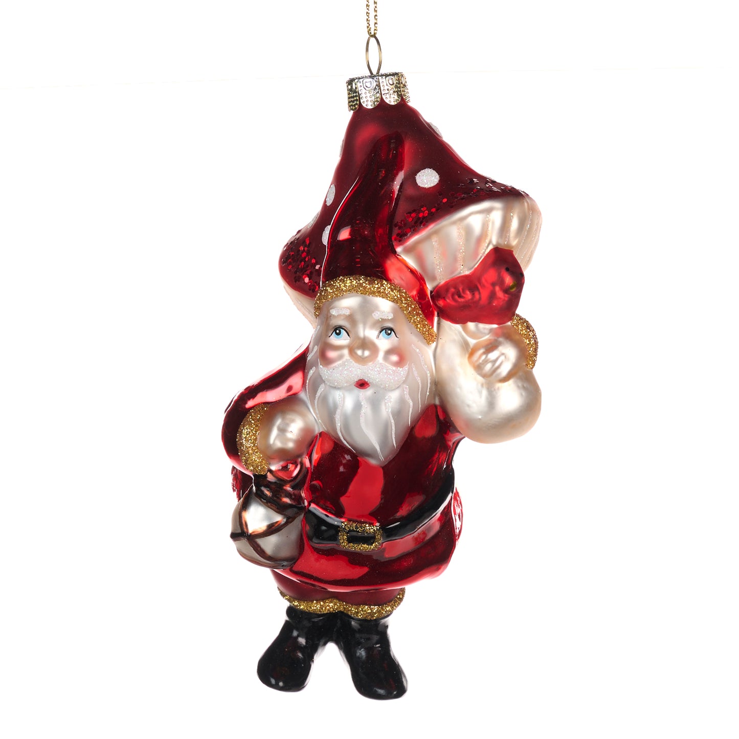 Decoro Babbo Natale fungo