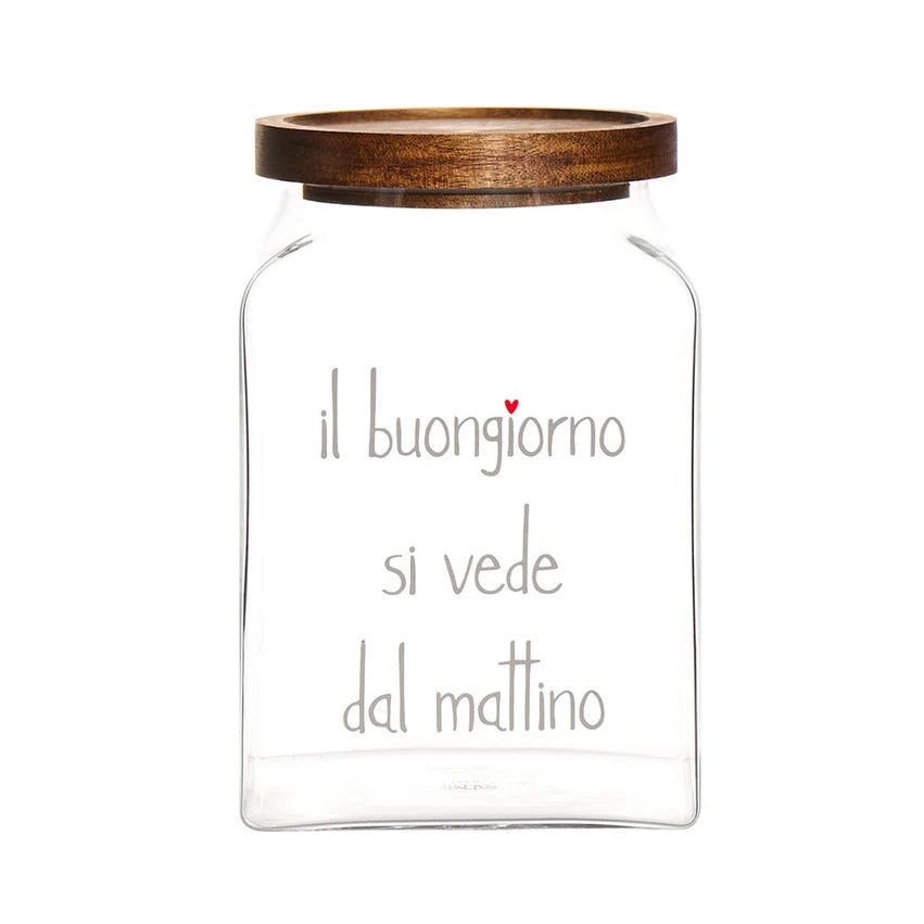 Barattolo Il buongiorno si vede dal mattino
