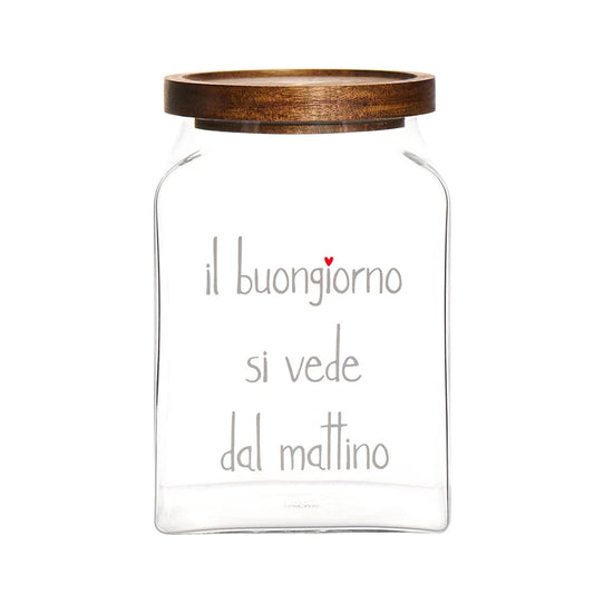 Barattolo Il buongiorno si vede dal mattino