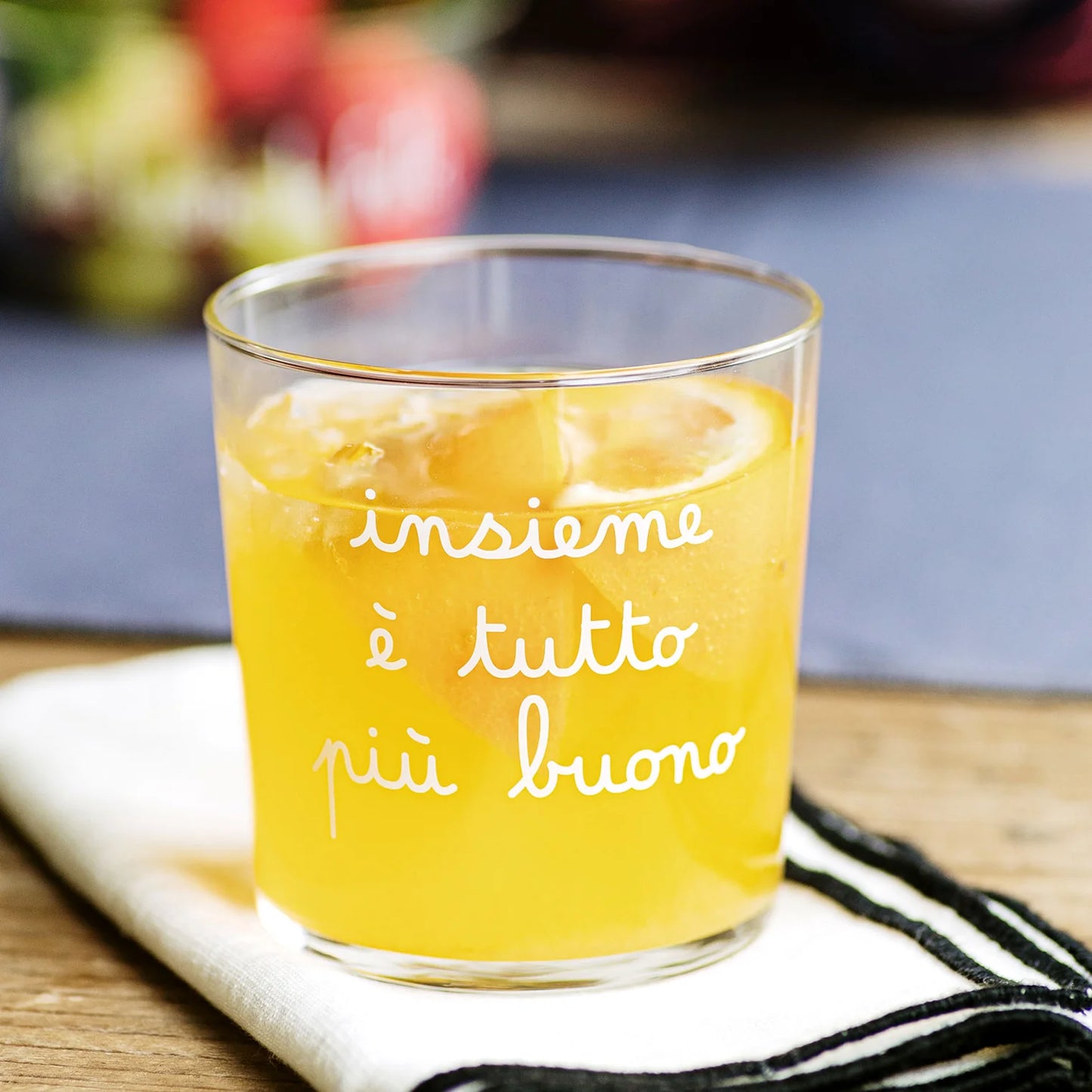 Set 6 Bicchieri acqua Insieme è tutto più buono