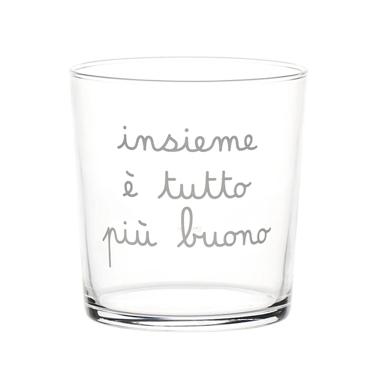 Set 6 Bicchieri acqua Insieme è tutto più buono