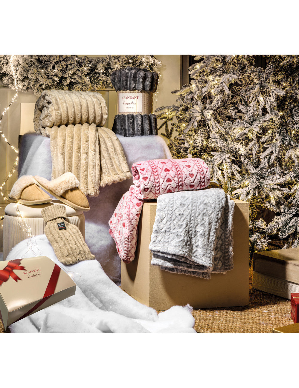 COMFORT KIT PANTOFOLE E BORSA ACQUA