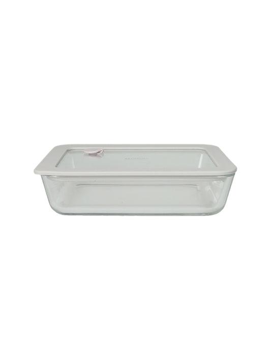 CONTENITORE ERMETICO TORTORA VETRO/SILICONE