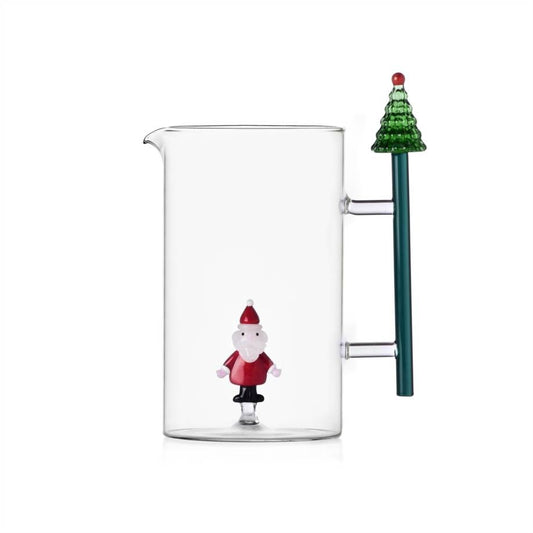 Brocca manico albero di Natale&Babbo Natale