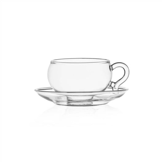 Set 6 tazzine caffè con piattino