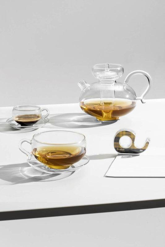 Set 6 tazzine caffè con piattino