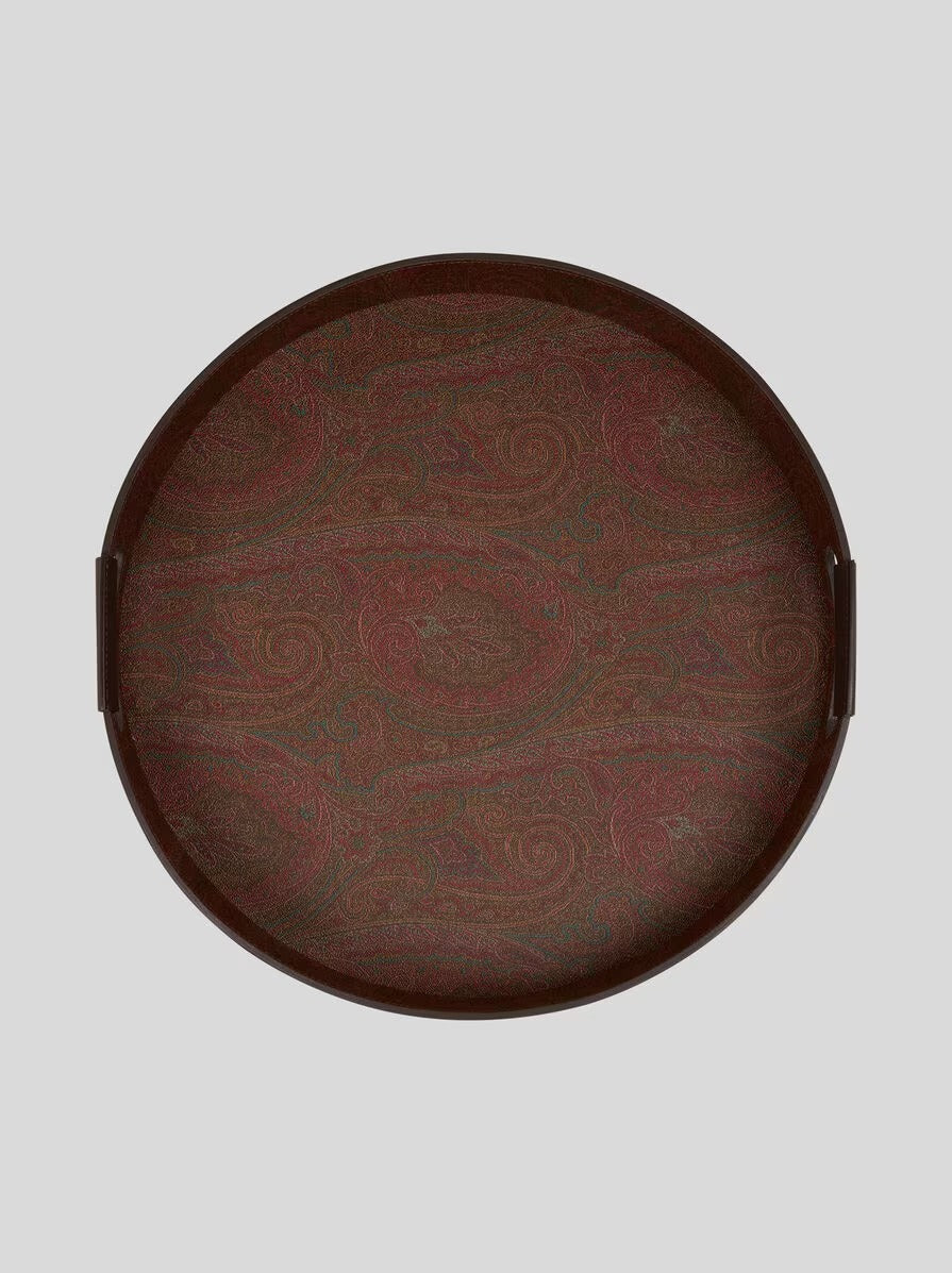 VASSOIO ROTONDO IN ARNICA