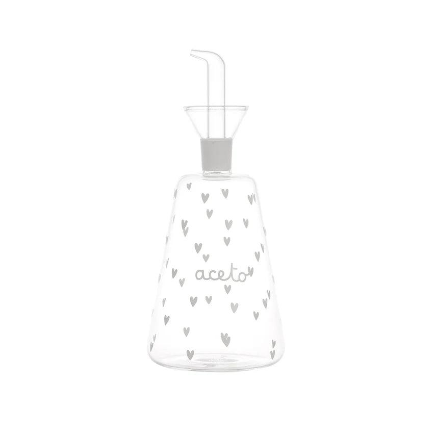 Bottiglia Conica 500 ml Aceto Cuori