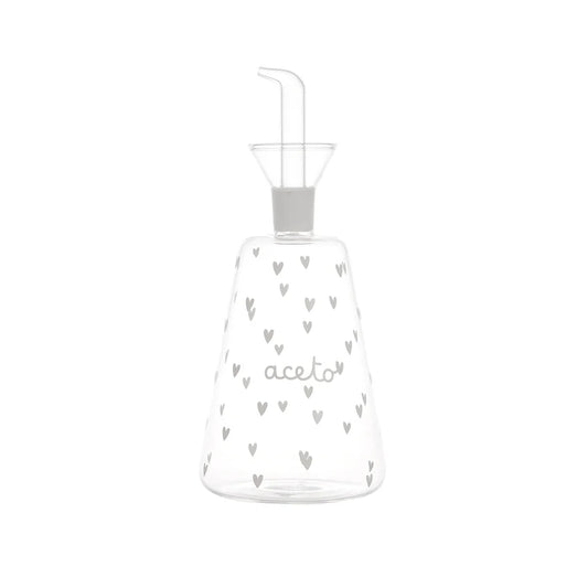 Bottiglia Conica 500 ml Aceto Cuori